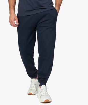 Pantalon de jogging homme contenant du coton bio vue1 - GEMO C4G HOMME - GEMO