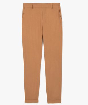 Pantalon femme fluide avec taille élastiquée vue4 - GEMO(FEMME PAP) - GEMO