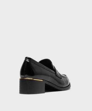 Mocassins vernis à talon bloc femme - Valentina Baldano vue5 - VALENTINA BALDA - GEMO