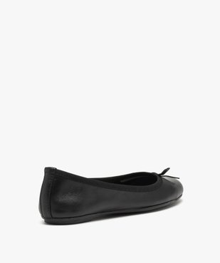 Ballerines plate dessus en cuir femme - Tanéo vue4 - TANEO - GEMO