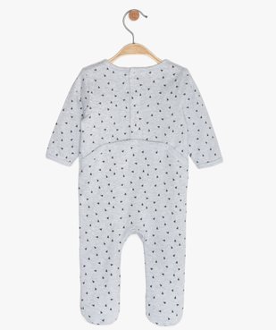 Pyjama bébé en jersey à motif tigre vue3 - GEMO(BB COUCHE) - GEMO