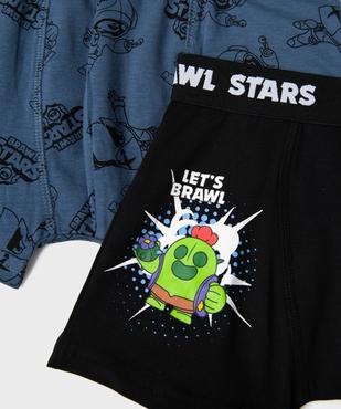 Boxer en coton stretch imprimé garçon - Brawl Stars (lot de 2) vue2 - BRAWL STARS - GEMO
