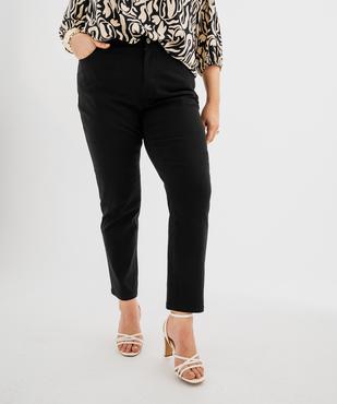 Pantalon regular en viscose stretch femme grande taille vue5 - GEMO (G TAILLE) - GEMO