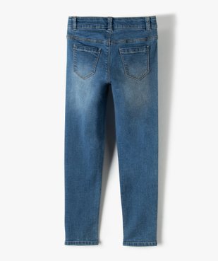 Jean fille coupe Slim taille+large en matière extensible vue3 - GEMO (ENFANT) - GEMO