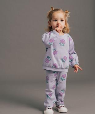 Ensemble 2 pièces sweat et legging bébé fille vue6 - GEMO 4G BEBE - GEMO