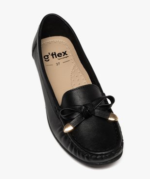 Mocassins confort unis à talon compensé femme vue11 - G'FLEX - GEMO