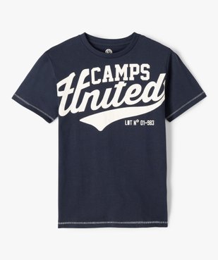 Tee-shirt garçon avec inscription XXL - Camps United vue2 - CAMPS UNITED - GEMO