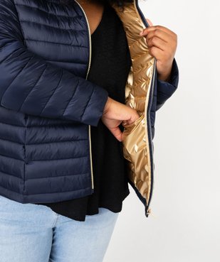 Blouson matelassé à capuche femme grande taille vue6 - GEMO (G TAILLE) - GEMO