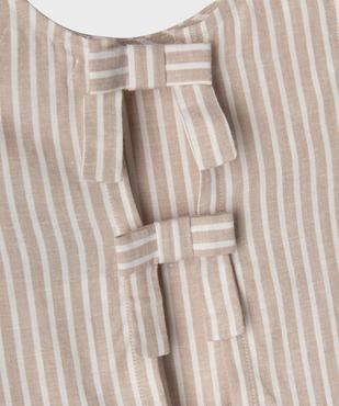 Débardeur à basque et dos fantaisie ouvert fille vue3 - GEMO 4G FILLE - GEMO