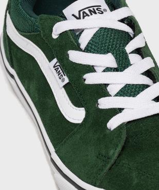 Baskets basses en cuir suédé à lacets garçon - Vans vue6 - VANS - GEMO