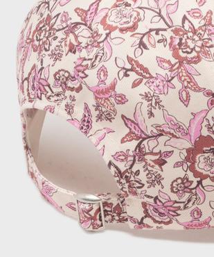 Casquette baseball fleurie femme vue2 - GEMO (ACCESS) - GEMO
