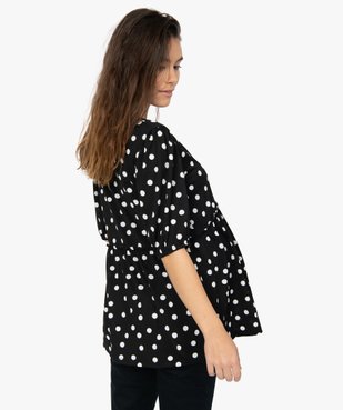 Tee-shirt de grossesse imprimé avec col en V vue3 - Nikesneakers (MATER) - Nikesneakers
