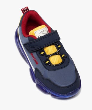 Baskets garçon multicolores à semelle translucide vue5 - GEMO (ENFANT) - GEMO