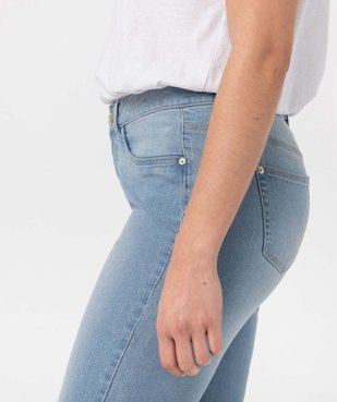 Pantacourt femme en jean coupe Slim vue4 - GEMO(FEMME PAP) - GEMO