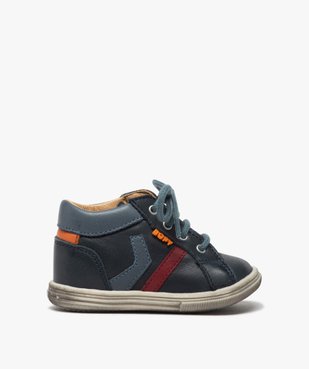 Chaussures premiers pas bébé garçon à lacets - Bopy vue1 - BOPY - GEMO