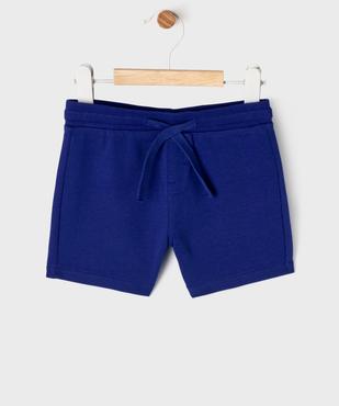 Short en maille avec ceinture ajustable bébé garçon vue1 - GEMO 4G BEBE - GEMO