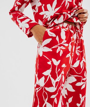 Pyjama 2 pièces en satin femme vue6 - GEMO 4G FEMME - GEMO