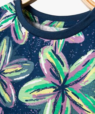 Tee-shirt manches courtes à motifs fleuris bébé vue2 - GEMO 4G BEBE - GEMO