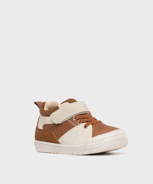 Bottillons bicolores fermeture scratch garçon - Buggy vue2 - BUGGY - GEMO