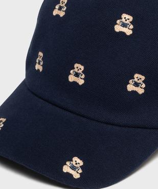 Casquette garçon avec oursons brodés - LuluCastagnette vue3 - LULU CASTAGNETT - GEMO