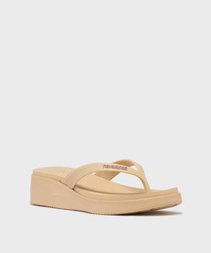 Tongs à talon compensé femme - Havainas vue2 - HAVAIANAS - GEMO