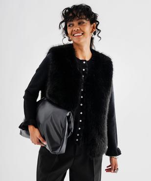 Veste sans manches en fourrure imitation femme vue6 - GEMO 4G FEMME - GEMO