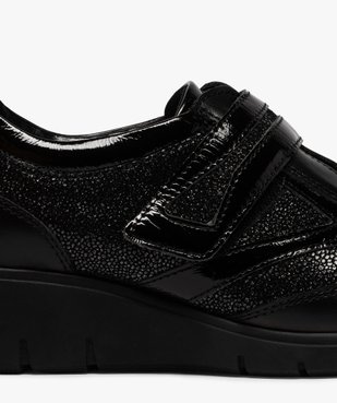 Mocassins femme confort à bride scratch et détails vernis vue6 - GEMO (CONFORT) - GEMO