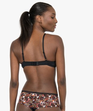 Soutien-gorge triangle en dentelle avec armatures vue2 - GEMO(HOMWR FEM) - GEMO