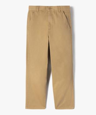 Pantalon chino coupe large garçon vue2 - GEMO (JUNIOR) - GEMO