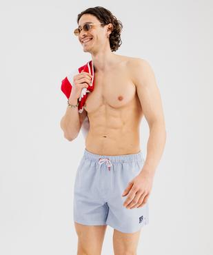Short de bain rayé à taille élastiqué homme - LuluCastagnette vue1 - LULU CASTAGNETTE G4G D - GEMO