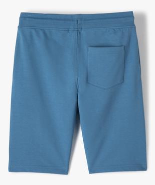 Bermuda en maille à taille élastiquée garçon vue3 - GEMO (JUNIOR) - GEMO