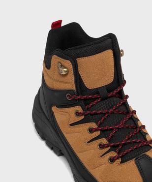 Chaussures de randonnée montantes à semelle crantée homme vue6 - 5 MILES - GEMO