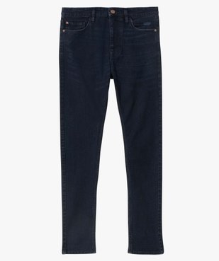 Jean homme skinny taille haute en coton stretch vue4 - GEMO 4G HOMME - GEMO