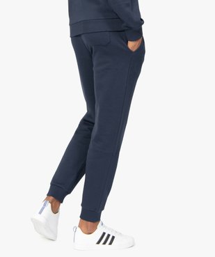 Pantalon de jogging homme contenant du coton bio vue3 - GEMO C4G HOMME - GEMO