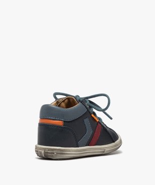 Chaussures premiers pas bébé garçon à lacets - Bopy vue4 - BOPY - GEMO