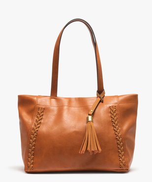 Sac femme forme trapèze souple vue1 - GEMO (ACCESS) - GEMO