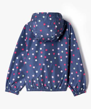 Coupe-vent à capuche déperlant imprimé pois fille - Les Produits Malins vue5 - GEMO (ENFANT) - GEMO