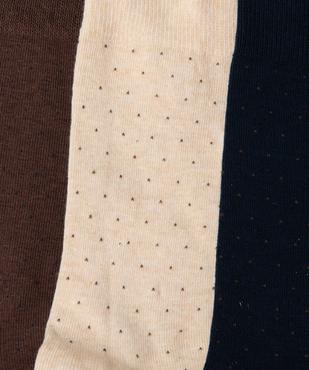 Chaussettes à motifs pois homme (lot de 3) vue2 - GEMO(HOMWR HOM) - GEMO