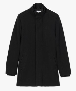 Manteau homme mi-long à col montant et double fermeture vue4 - GEMO (HOMME) - GEMO
