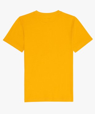 Tee-shirt garçon à manches courtes uni vue2 - GEMO C4G GARCON - GEMO