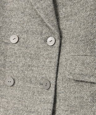 Manteau femme mi-long à double boutonnage vue5 - GEMO(FEMME PAP) - GEMO