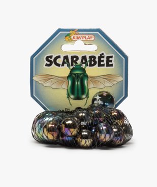 Sac de billes en verre effet métal – Scarabée Kim’Play vue1 - KIM PLAY - GEMO