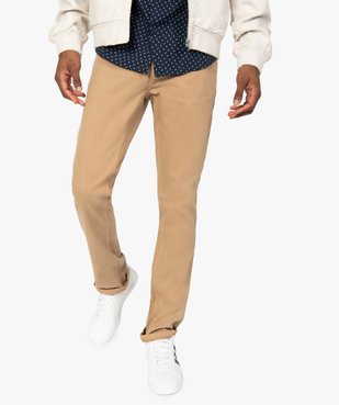 Pantalon homme 5 poches coupe Straight vue1 - GEMO (HOMME) - GEMO