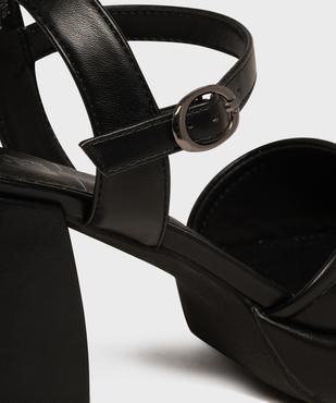 Sandales à talon épais et semelle plateforme femme - 5 Miles vue6 - 5 MILES - GEMO