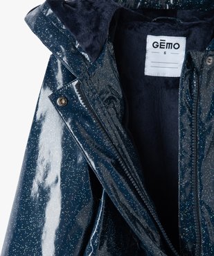 Imperméable fille pailleté avec doublure douce vue2 - GEMO (ENFANT) - GEMO