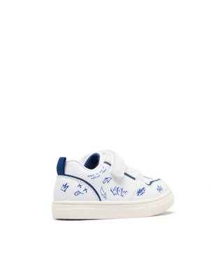 Baskets basses à motifs graffitis bébé garçon vue4 - BUGGY - GEMO