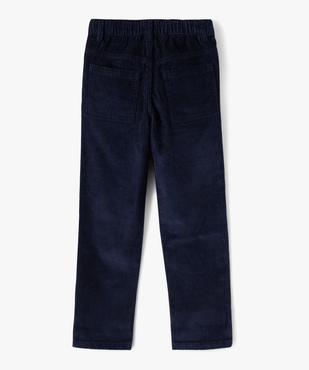 Pantalon en velours large garçon vue4 - GEMO (ENFANT) - GEMO