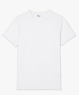 Tee-shirt homme regular à manches courtes en coton bio vue4 - GEMO C4G HOMME - GEMO