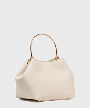 Sac à main graphique à anse métallique femme vue2 - GEMO (ACCESS) - GEMO