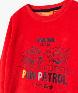 Pyjama garçon en velours avec motif - Pat Patrouille vue2 - PAT PATROUILLE - GEMO